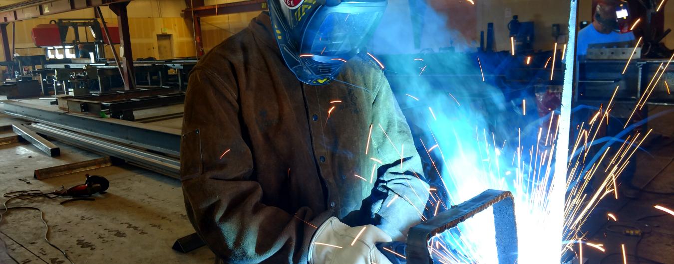 TRC welder - blue light